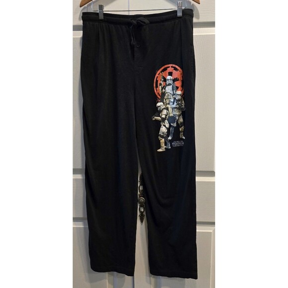 Star Wars Storm Trooper Mens Lounge‎ Pants  Size Medium Black 2018 - Picture 1 of 4